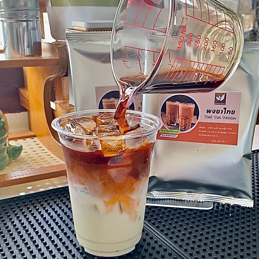 ผงชาไทยสกัด 🍵 Spray Dry 1kg ละลายน้ำเย็นได้ ไม่มีตะกอน ไม่ใส่นม ไม่มีน้ำตาล Pure Thai Tea Powder ทำเครื่องดื่ม เบเกอรี่ ชาเย็น ชานม ร้านกาแฟ ร้านชา คาเฟ่ โฮมเมด ขายส่ง