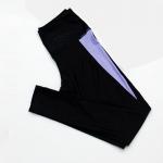 [Size S,M,L] กางเกง Legging ขายาว (สีดำแถบม่วง)