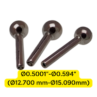 Ball PrecisionØ0.5001"-Ø0.594"(Ø12.700 mm-Ø15.090mm)±0.002,Ball Gauge with Stem