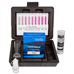 CHEMets รหัสสินค้าK-5808ชุดทดสอบคุณภาพน้ำค่าคลอลีนในน้ำ,Chlorine(hypochlorite) Visual Test Kit,Meas.range:0～1.55%ppm