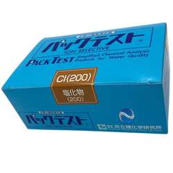 Kyoritsu รหัสสินค้าWAK-Cl(200)ชุดทดสอบคุณภาพน้ำคลอไรด์ไอออน,Packtest Chloride Ion,(40pcs./box)
