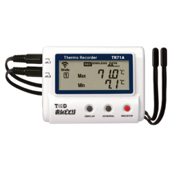 T&D รุ่น TR-71A เครื่องวัดและบันทึกค่าข้อมูลอุณหภูมิแบบ WiFi และ Bluetooth , WiFi & Bluetooth temperature data logger