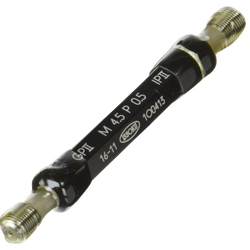Issoku รหัสสินค้า M4.5P0.75-GPIP2 เกจวัดเกลียวในสำหรับวัดงานประกันคุณภาพมาตรฐานญี่ปุ่น,Thread plug gauge,taperlock type,M4.5x0.75-GPIP2,(JIS Class-2 for Inspection,metric coarse type),Go/NoGo set