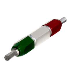 D.1～3(±1ไมครอน)ปลั๊กเกจวัดงานหกเหลี่ยมขนาด1～3.00มิลลิเมตร,Hex Plug Gages,Go-NoGo Double-End Assemblies(Metric),Mat.Steel,Accuracy:±0.001mm.