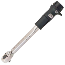 Tohnichi รุ่น QLE550N2 ประแจปอนด์ด้ามโลหะแบบหัวฟรีต่อลูกบล็อก,Adjustable torque wrench,ratchet head type,with metal handle,torque range:100-550,5N.m,3/4" Square Drive