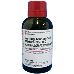 FujiFilmWako รหัสสินค้า NO.30.0-232-01821 น้ำยาทดสอบแรงตึงผิว,Wetting Tension Test Mixture for Determination of Wetting Tension NO.30.0,WAKO Cat.no.232-01821,package:50mL