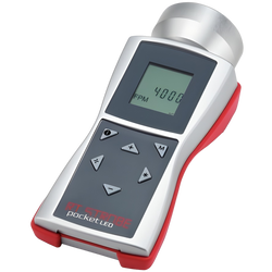 RHEINTACHO รหัส DS-2000LED สโตรโบสโคปเครื่องตรวจวัดความถี่ในการหมุนแบบหลอดไฟ,LED stroboscope-splashproof,flash range:30～300,000FPM(5000Hz, max)