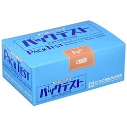 Kyoritsu รหัสสินค้า WAK-Fe2+ ชุดทดสอบคุณภาพน้ำค่าเหล็ก,Pack test for Iron (Divalent),meas.range:0.2～10 mg/L,(Quantity 50pcs./box)