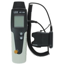 CEM รหัส DT-129 เครื่องวัดความชื้นวัสดุสีขาว,White Moisture Meter,Meas.range Wood:6～99.9%