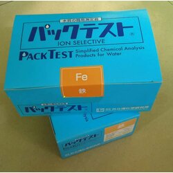 Kyoritsu รหัสสินค้า WAK-Fe ชุดทดสอบคุณภาพน้ำ,Packtest for Iron,meas.range:0.2～10mg/L(Quantity 50pcs./box)