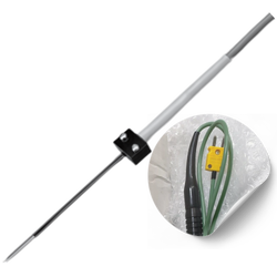 Anritsu รหัสสินค้า 503K-TC1-ANP โพรบวัดอุณหภูมิใบแบน,Thermocouple temperature probe Temp.range:－50～210℃