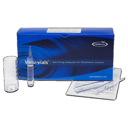 CHEMets รหัสสินค้าK-6003ชุดทดสอบคุณภาพน้ำค่าเหล็ก(รวมและละลายได้),Iron(total&soluble) Instrumental Kit,Meas.range:0～6.00ppm