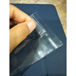 ถุงแก้วแถบกาว 100กรัม ขนาด 3.5x4+2 นิ้ว ประมาณ 81ใบ