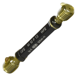 Issoku รหัสสินค้า M10P1.5-GPWP2 เกจวัดเกลียวในสำหรับกระบวนการผลิตมาตรฐานญี่ปุ่น,Thread plug gauge,taperlock type,M10.x1.5-GPWP2,(JIS Class-2 for Machining,metric type),Go-No/Go set