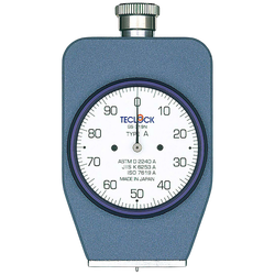 Teclock รุ่น GS-719N เกจวัดทดสอบความแข็งยางพลาสติก,Durometer type A,(medium hardness),spring load:550～8050mN