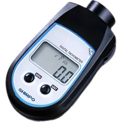 Shimpo รหัส EE-2B เครื่องวัดความเร็วรอบดิจิตัลแบบเลเซอร์,Hand held digital tachometer non-contact type,meas.range:6.0～99,999RPM