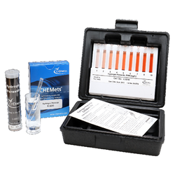 CHEMets รหัส K-5510A ชุดทดสอบคุณภาพน้ำค่าไฮโดรเจนเปอร์ออกไซด์,Hydrogen Peroxide Visual High Range Kit,Meas.range:0～50&60～600ppm