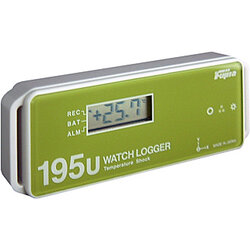 Fujita รุ่นKT-195Fเครื่องบันทึกอุณหภูมิและแรงกระแทกShock data logger-waterproof,Meas.Temp.-40～80℃