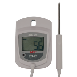 Ebro รุ่น EBI20-TE1 เครื่องวัดและบันทึกอุณหภูมิแบบมีสายโพรบ , Data Logger with External probe(1601-0043),meas.range:-30℃～+70℃