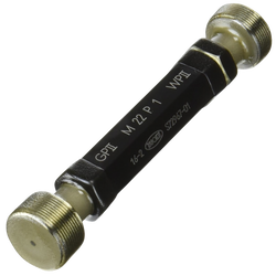 Issoku รหัสสินค้า M22P2.5-GPWP2 เกจวัดเกลียวในสำหรับกระบวนการผลิตมาตรฐานญี่ปุ่น,Thread plug gauge,taperlock type,M22.0x2.5-GPWP2,(JIS Class-2 for Machining,metric type),Go-No/Go set