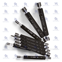 0”-80UNF-2Bเกจวัดเกลียวนิ้วสำหรับวัดเกลียวใน,Taperlock Thread Plug Gauge,Class-2B,Go-NoGo set,w/handle