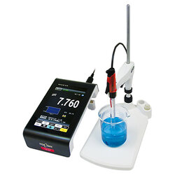 TOA Dkk รุ่น HM-42X เครื่องวัดค่าความเป็นกรดและด่างแบบตั้งโต๊ะ,pH/Ion Meter color touch panel with pH electrode