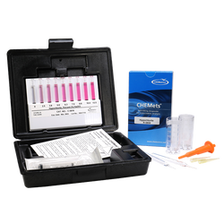 CHEMets รหัสสินค้าK-5816ชุดทดสอบคุณภาพน้ำค่าคลอลีนในน้ำ,NaOCl Chlorine(hypochlorite) Visual Test Kit,Meas.range:0～12.5%as