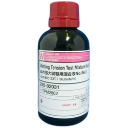 FujiFilmWako รหัสสินค้า NO.56.0-235-02031 น้ำยาทดสอบแรงตึงผิว, Wetting Tension Test Mixture for Determination of Wetting Tension NO.56.0,WAKO Cat.no.235-02031,package:50mL