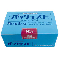 Kyoritsu รหัสสินค้าWak-NO3ชุดทดสอบคุณภาพน้ำค่าไนเตรทไนโตรเจน,Packtest for Nitrate&Nitrate-Nitrogen kits,Meas.range:1～45/0.2～10mg/L(Quantity:50pcs./box)