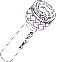 Tohnichi รหัส Socket 4MH-10-2700 ซ็อกเก็ตประแจแรงบิด,Socket, 10mm, 4MH-10, allowable torque 25N.m, 2700 for MPQL/MQSP