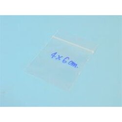 ถุงซิปล็อค PE ขนาด 4*6 cm (1.5*2.3 นิ้ว)