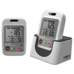 Rixen รุ่นDR-20เครื่องบันทึกอุณหภูมิWireless Temperature Data Logger,Meas.range:Temp.:40～85°C.(-40～185°F)