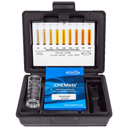 CHEMets รหัสสินค้าK-6702ชุดทดสอบคุณภาพน้ำค่าโมลิบเดต,Mo Molybdate Visual Kit,Meas.range:2～24ppm
