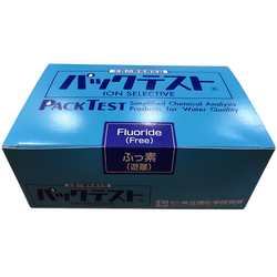 Kyoritsu รหัสสินค้า WAK-F ชุดทดสอบคุณภาพน้ำค่าฟลูออไรด์,Packtest fluoride(Free),meas.range:0～8 mg/L,Quantity:50test/box