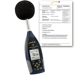 PCE รุ่น428-ICA incl. ISO Calibration Cert.Class 2เครื่องวัดระดับความดังของเสียงเดซิเบลData Logging Decibel Meter