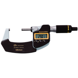 Mitutoyo รหัส 293-141-30 ไมโครมิเตอร์วัดนอกแบบดิจิตอลแกนหมุนเร็ว , QuantuMike digital outside micrometer 0.001mm with data output and rapid advance , measurement range: 25～50mm