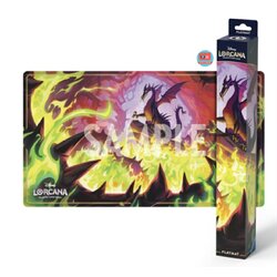 ส่ง13กพ69 Playmat สนาม แผ่นรองเล่น Disney Lorcana Set 11 Winterspell Dragon Fire ดิสนีย์ ลอร์คาน่า