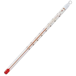 sk SATO รหัส SK-0620-00 เทอร์โมมิเตอร์แบบแท่งแก้ว,Glass thermometer(alcohol filled),length 150mm,meas.range: 0～100℃