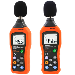 PEAKMETER รหัส PM6708 เครื่องวัดระดับเสียงแบบดิจิตอล,Digital sound Level meter with wind screen,sound pressure measurement:30～130dB
