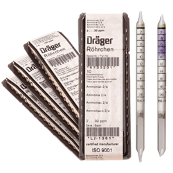 Dräger รหัส CH20301 หลอดวัดความเข้มข้นของก๊าซ , Gas detector tubes Carbon Dioxide 5%/A , meas.range: 5～60 Vol.% , quantity: 10pcs/Box