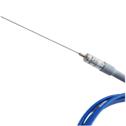 NihonDensoku รหัสสินค้าTN1-1.0-10-2Mเทอร์โมคัปเปิลเซนเซอร์สำหรับวัดอุณหภูมิ,Type-K Temperature Sensor Lead-Wire Type Sheath Thermocouple,Temp.range:0-650°C