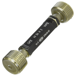 Issoku รหัสสินค้า M39P4.0-GPWP2 เกจวัดเกลียวในสำหรับกระบวนการผลิตมาตรฐานญี่ปุ่น,Thread plug gauge,taperlock type,M39.0x4.0-GPWP2,(JIS Class-2 for Machining,metric type),Go-No/Go set