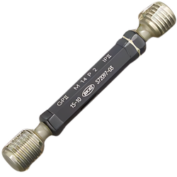 Issoku รหัสสินค้า M14P2.0-GPWP2 เกจวัดเกลียวในสำหรับกระบวนการผลิตมาตรฐานญี่ปุ่น,Thread plug gauge,taperlock type,M14.0x2.0-GPWP2,(JIS Class-2 for Machining,metric type),Go-No/Go set
