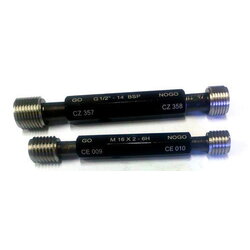 M18P1.25-6Hเกจวัดเกลียวในมาตรฐานสากล,Metric Thread Plug Gauge,M18x1.0 Class-6H GPNP(Go-NoGo)