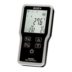 Rixen รุ่นTX-600Nเครื่องวัดและบันทึกอุณหภูมิ2ช่องโพรบDigital thermometer, 2ch.Data-Logger(Water-Proof)