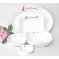 ชุดอาหารเมลามีน ไก่ย่างบุรีรัมย์กำแพงแสน