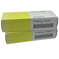 Yokogawa รหัส B9565AW กระดาษบันทึกแผนภูมิแบบพับ,Z-fold chart recorder paper for recorders:µR10000 series,paper(rec)WxL:114(100)mm&16m