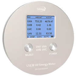 LinShang รหัส LS138 เครื่องวัดปริมาณแสงรังสียูวี,4-Channel UV radiometer,UV energy meter,power measuring range:0～2000 mW/cm²