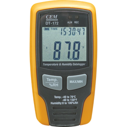 CEM รุ่น DT-172 เครื่องบันทึกอุณหภูมิและความชื้น,Temperature and Humidity Data Logger,Meas.range:-40～70°C