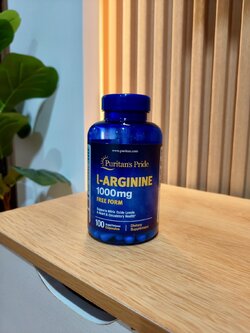PURITAN'S PRIDE :: L-Arginine 1000 mg - 100 แคปซูล ช่วยขยายหลอดเลือด สมานแผล ผิวพรรณให้เปล่งปลั่ง